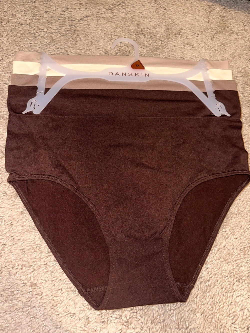 Danskin bundle High-Waist Brown Seamless Brief 3 packs set